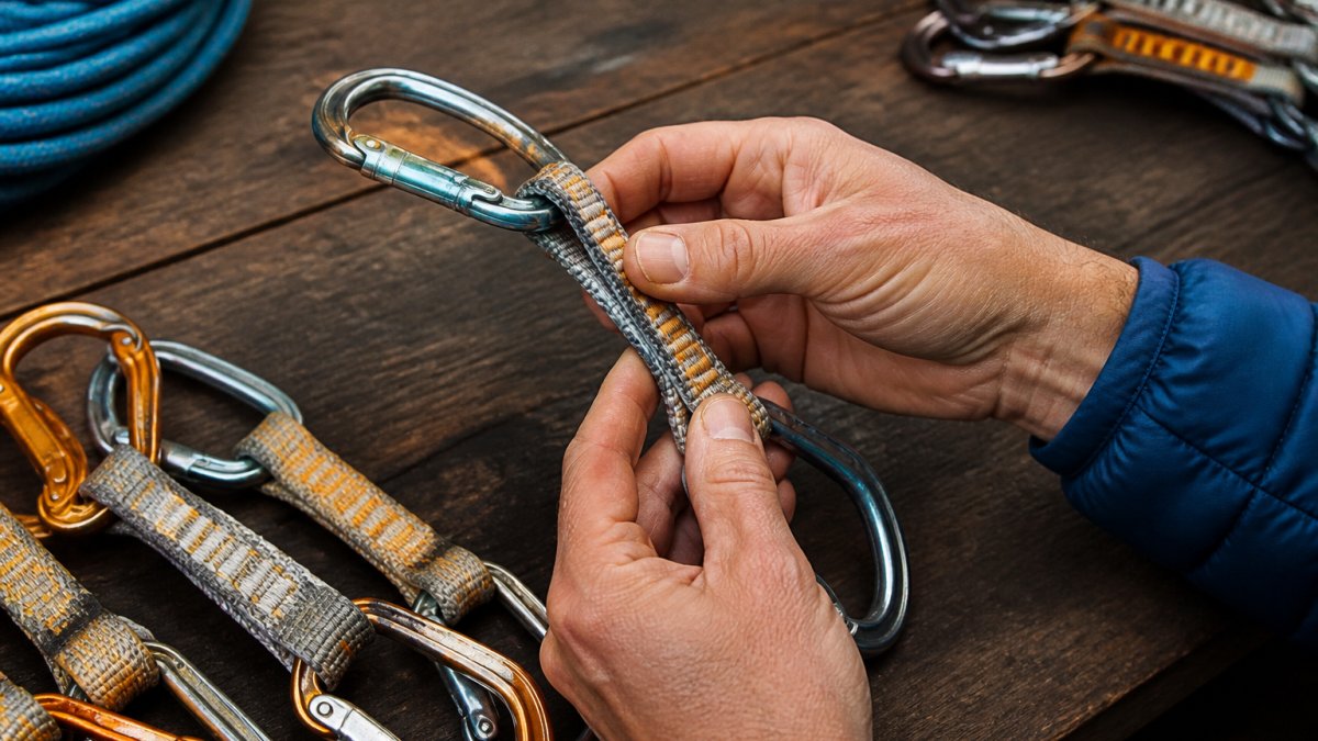 How to Check Climbing Quickdraws for Wear