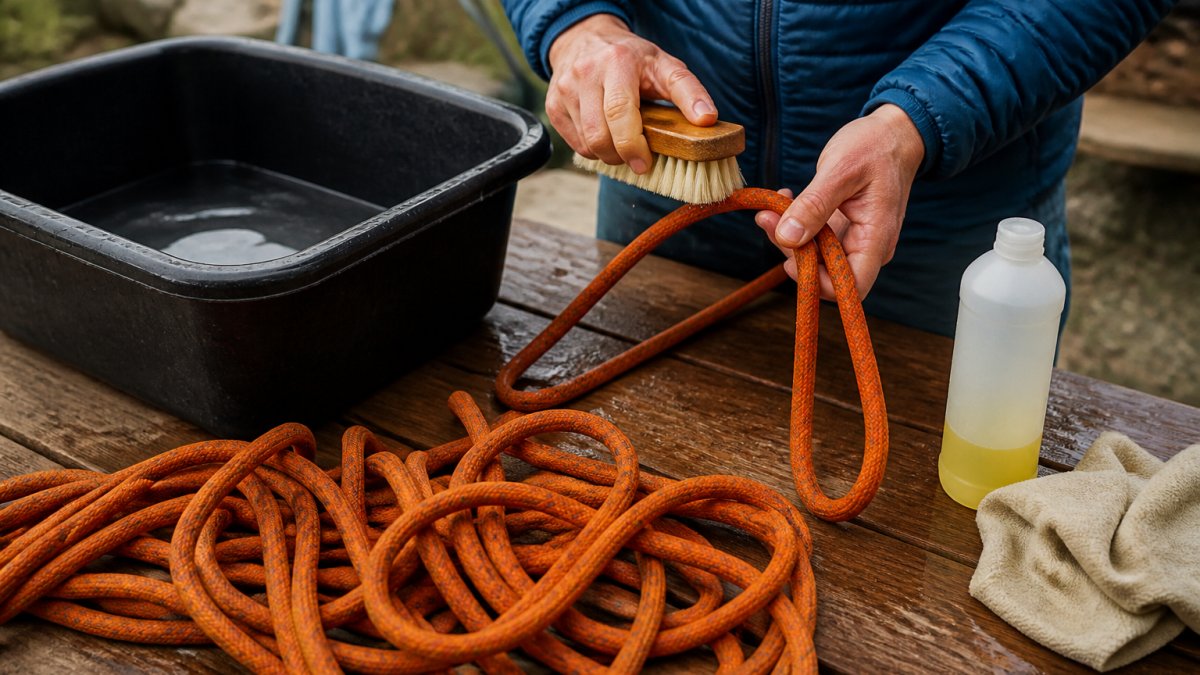 How to Clean and Maintain Climbing Ropes