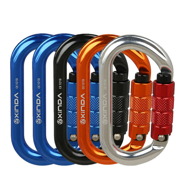 Rock Climbing O Shape Thread Lock Carabiner
