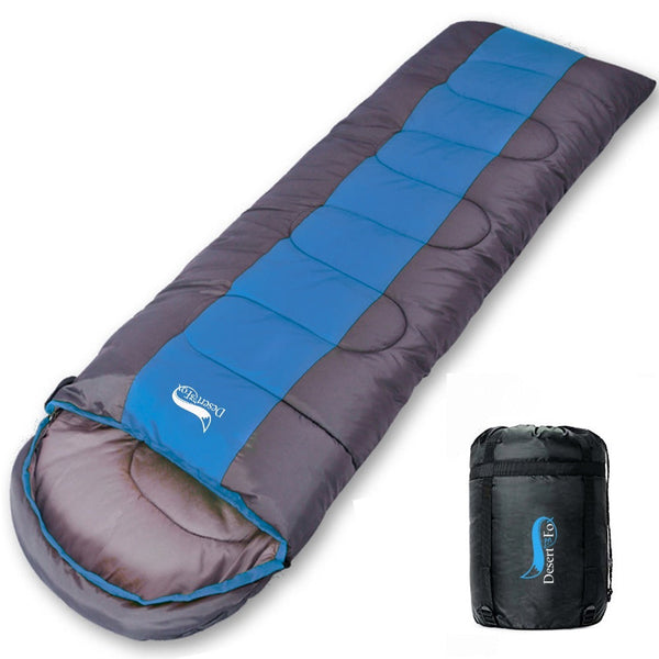 Lightweight Envelope Sleeping Bag - Warm & Cold Weather for Camping