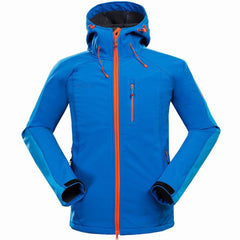Men Outdoor Mountaineering Camping Windproof Soft Shell Jacket