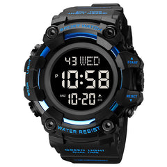 Fashion Large Dial Watch For Male Students Trendy Waterproof