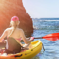 Single Sit On Top Kayak with Detachable Aluminum Paddle