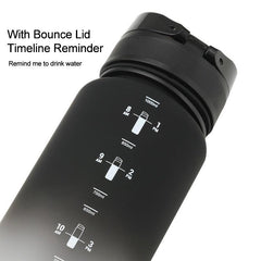 BPA-Free Sport Water Bottle with Time Marker