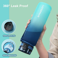 BPA-Free Sport Water Bottle with Time Marker