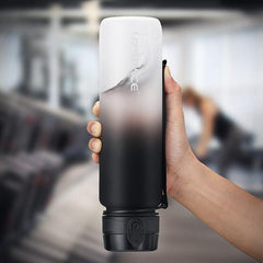 BPA-Free Sport Water Bottle with Time Marker