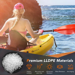 Single Sit On Top Kayak with Detachable Aluminum Paddle