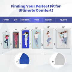 Matrix Air Cell Memory Foam Camping Mattress Pad