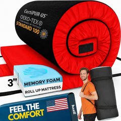 Matrix Air Cell Memory Foam Camping Mattress Pad