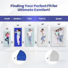 Matrix Air Cell Memory Foam Camping Mattress Pad