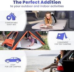 Matrix Air Cell Memory Foam Camping Mattress Pad