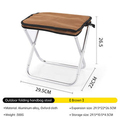 Outdoor Folding Ultra Light Portable Camping Chair Bench