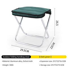 Outdoor Folding Ultra Light Portable Camping Chair Bench