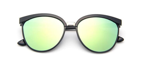 Retro Cat Eye Sunglasses  For Women and Girls In Fashion Brand Designer Mirror Lens Cateye Style  Polarized Cateye Sunglasses for Women In Retro Round Large Vintage UV Protection Oversized Shades Style With UV400 Protection