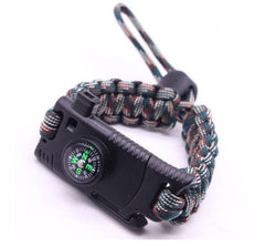 Multifunctional Carrying Strap Camping Survival Outdoor Adventure Emergency Bangle Bracelets