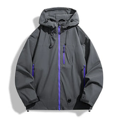 LNGXO Men Women Waterproof Hiking Jacket Trekking Camping Mountaineering Windbreaker Unisex Outdoor Sport Windproof Rain Coat