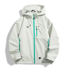 LNGXO Men Women Waterproof Hiking Jacket Trekking Camping Mountaineering Windbreaker Unisex Outdoor Sport Windproof Rain Coat