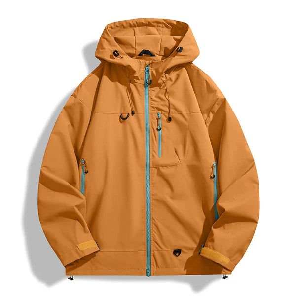 LNGXO Men Women Waterproof Hiking Jacket Trekking Camping Mountaineering Windbreaker Unisex Outdoor Sport Windproof Rain Coat