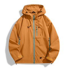 LNGXO Men Women Waterproof Hiking Jacket Trekking Camping Mountaineering Windbreaker Unisex Outdoor Sport Windproof Rain Coat