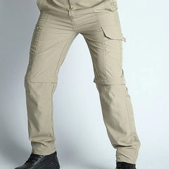 Men’s Hiking Pants Convertible Lightweight Waterproof Quick Dry Outdoor Detachable
