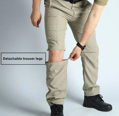Men’s Hiking Pants Convertible Lightweight Waterproof Quick Dry Outdoor Detachable