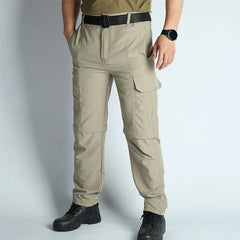Men’s Hiking Pants Convertible Lightweight Waterproof Quick Dry Outdoor Detachable