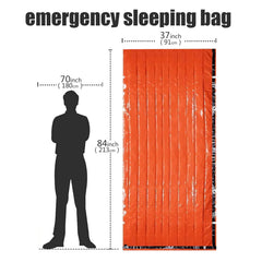 Portable Waterproof Emergency Survival Sleeping Bag Thermal Gear