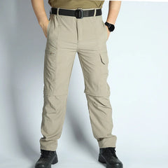 Men’s Hiking Pants Convertible Lightweight Waterproof Quick Dry Outdoor Detachable