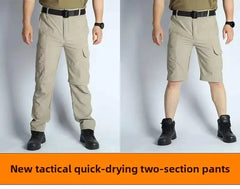 Men’s Hiking Pants Convertible Lightweight Waterproof Quick Dry Outdoor Detachable