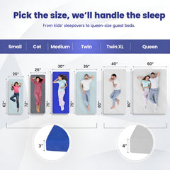 Matrix Air Cell Memory Foam Camping Mattress Pad