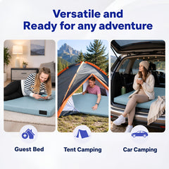Matrix Air Cell Memory Foam Camping Mattress Pad