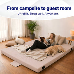 Matrix Air Cell Memory Foam Camping Mattress Pad