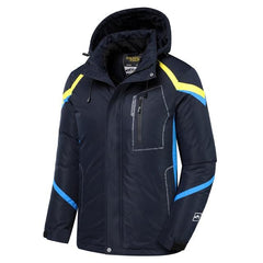 Men's Blue Winter Outdoor Ski Jacket Waterproof Warm Coat