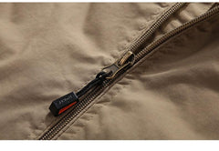 Men Outdoor Hiking Waterproof Hooded Windbreaker Jacket Coat