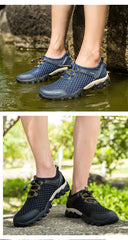 Men's Non-Slip Hiking Climbing Water Sports Shoes Beach Barefoot Surfing Shoes Outdoor River Upstream Quick Dry Barefoot Beach Sneakers Swim Boating Fishing Yoga Gym