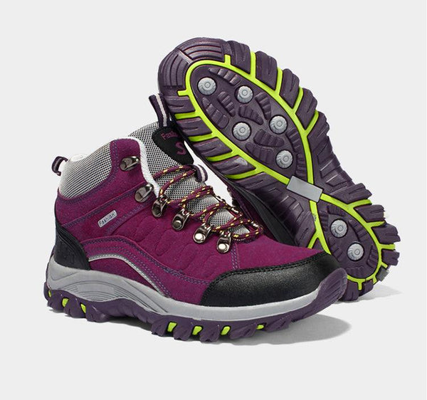 Men's Women's New Outdoor Climbing Hiking Sports Shoes Comfortable Breathable Wear-Resistant Men's Soft Casual Shoes Outdoor Walking Lace Up Anti-Slip Comfortable Ankle Booties