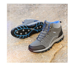 Men's Women's New Outdoor Climbing Hiking Sports Shoes Comfortable Breathable Wear-Resistant Men's Soft Casual Shoes Outdoor Walking Lace Up Anti-Slip Comfortable Ankle Booties