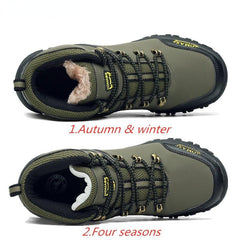 Men's Waterproof Winter Hiking Combat Boots