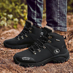 Men's Waterproof Winter Hiking Combat Boots