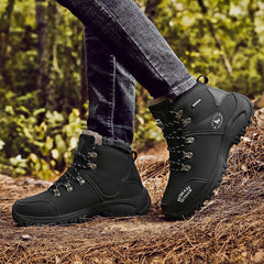 Men's Waterproof Winter Hiking Combat Boots