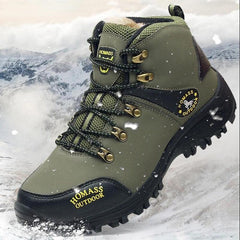 Men's Waterproof Winter Hiking Combat Boots