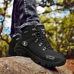 Men's Waterproof Winter Hiking Combat Boots