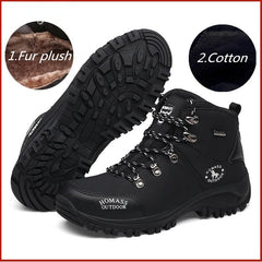 Men's Waterproof Winter Hiking Combat Boots