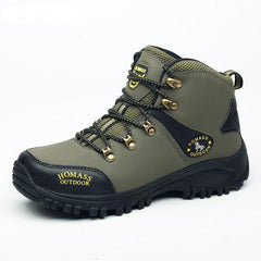 Men's Waterproof Winter Hiking Combat Boots