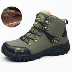 Men's Waterproof Winter Hiking Combat Boots