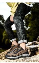 Men's Waterproof Hiking Boots Non Slip Outdoor Shoes