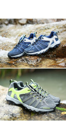 Men's Waterproof Hiking Shoes Lightweight Outdoor Trainers