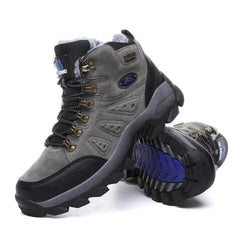 Men's Winter Warm Snow Hiking Boots Non Slip Outdoor Shoes