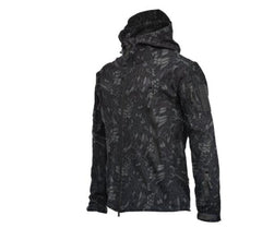 Men Camouflage Waterproof Winter Tactical Hooded Windbreaker Jacket