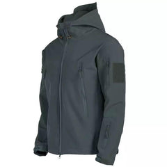 Men Camouflage Waterproof Winter Tactical Hooded Windbreaker Jacket